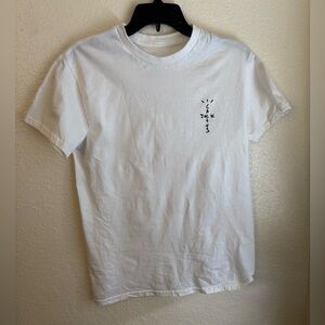 Cactus Jack T Shirt Mens Sz Small White Crew Neck Short Sleeve Casual Shirt New